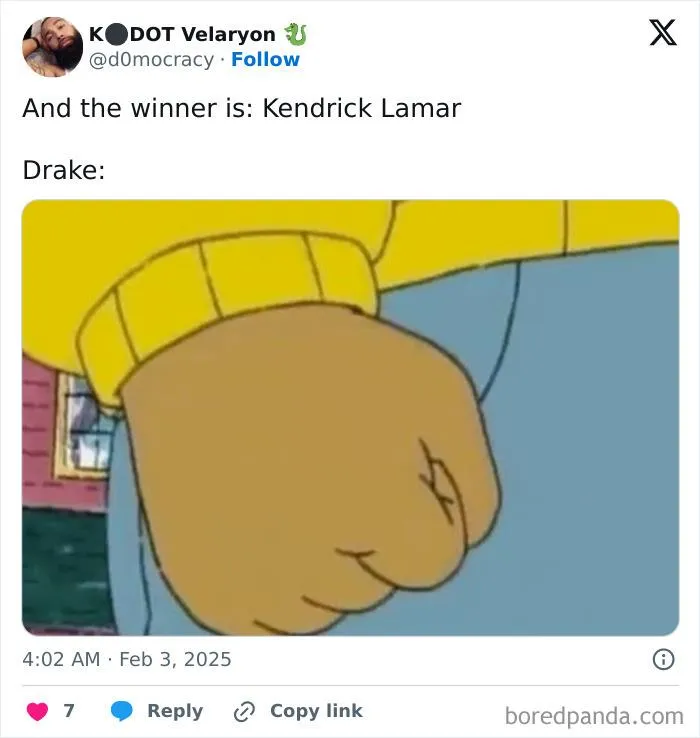 30 Of The Funniest Memes And Tweets That Stole The Show At The 2025 Grammys