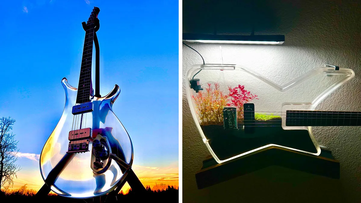 Burls Art Crafted 28 Extraordinary Guitars Using Unconventional Materials