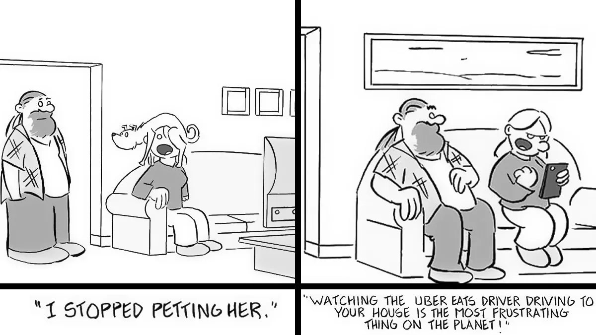 This Artist Made 40 Funny One-Panel Comics Featuring Absurd Situations