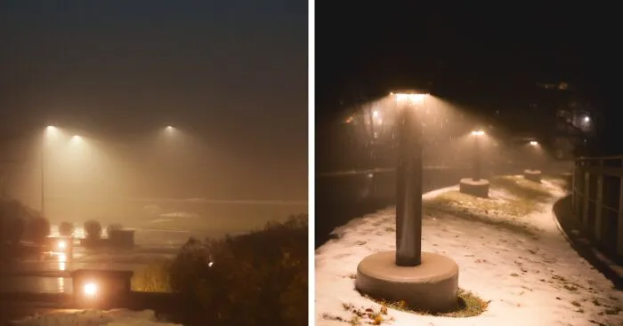 I Photographed Dense Fog On My College Campus