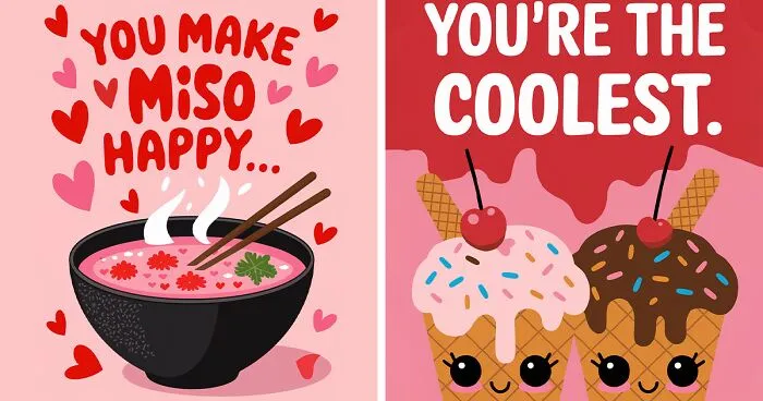 Love At First Bite: 18 Food Pun Valentine’s Cards