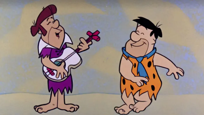 Cartoon characters sharing a humorous moment, capturing the essence of funny email sign-offs.
