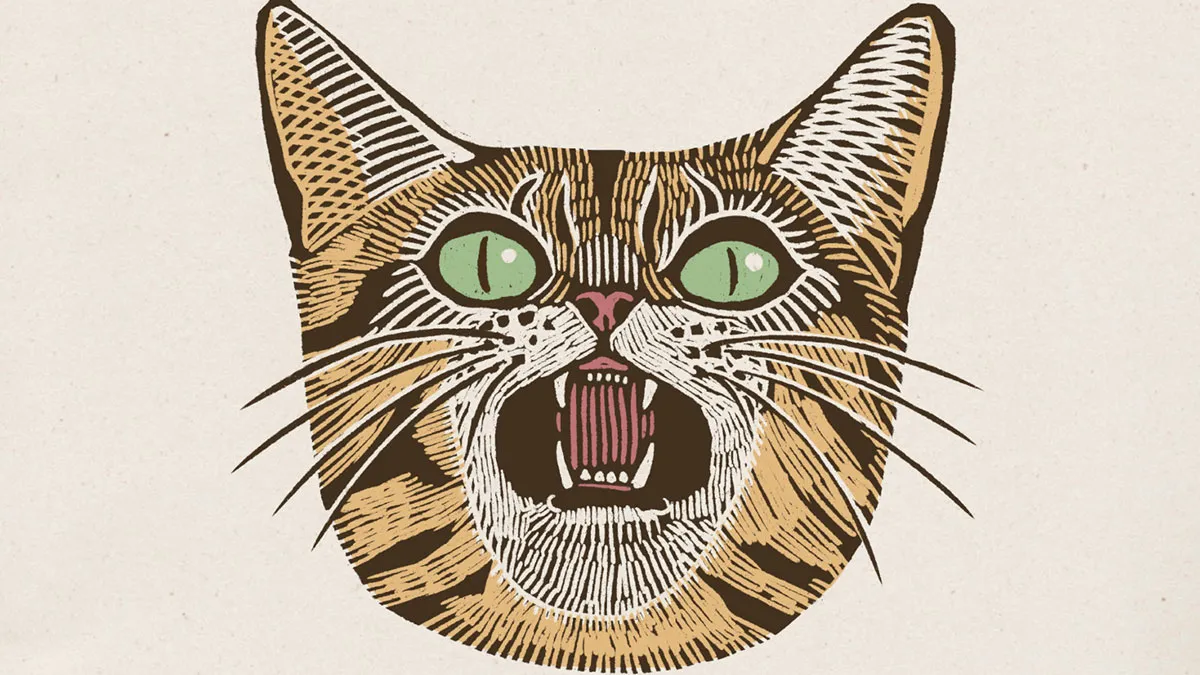 40 Hilariously Relatable Illustrations Of Cats Drawn In A Vintage Poster Style By Jesse Jarldane