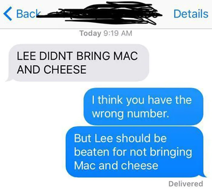 My Favorite Thanksgiving Text Ever
