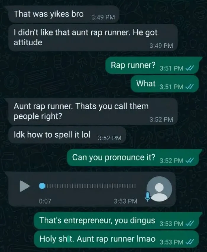 Aunt Rap Runner