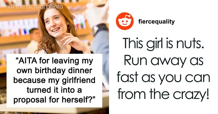 Man Leaves His Own B-Day After GF’s Surprise Ruins It: “Will You Marry Me, Sarah?”