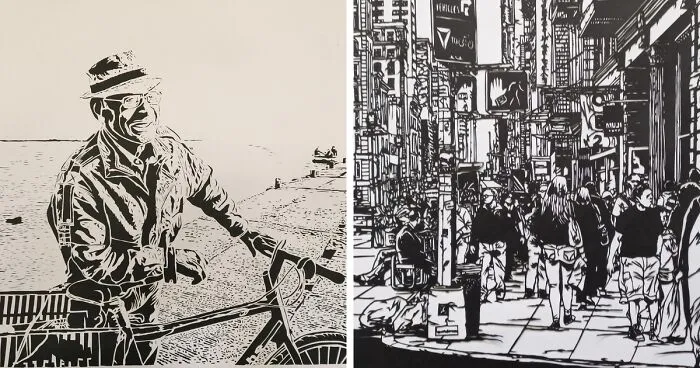 My 19 Handcut Artworks From A Single Piece Of Paper That Tell A Story