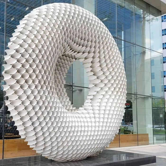 This Artist Creates Striking Metal Sculptures Using Stacked Pipes (23 Pics)