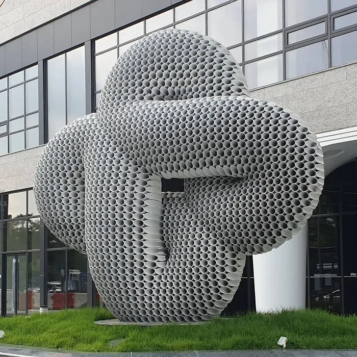This Artist Creates Striking Metal Sculptures Using Stacked Pipes (23 Pics)
