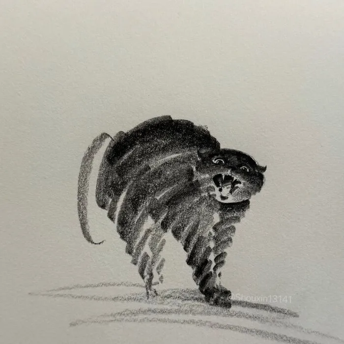 With Just A Few Lines, This Artist Creates Captivating Animal Portraits Full Of Emotion (25 Pics)