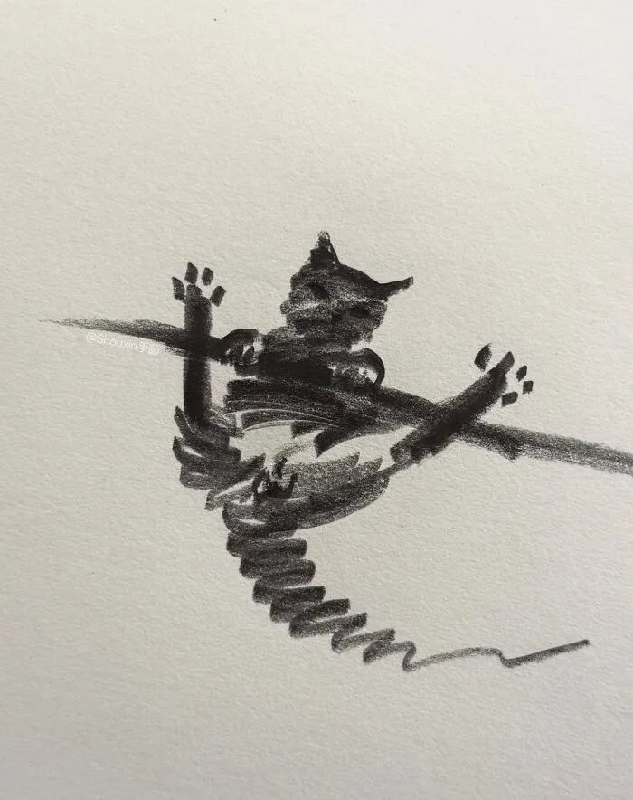 With Just A Few Lines, This Artist Creates Captivating Animal Portraits Full Of Emotion (25 Pics)