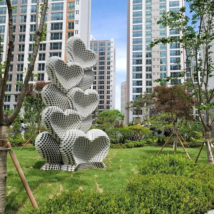 This Artist Creates Striking Metal Sculptures Using Stacked Pipes (23 Pics)