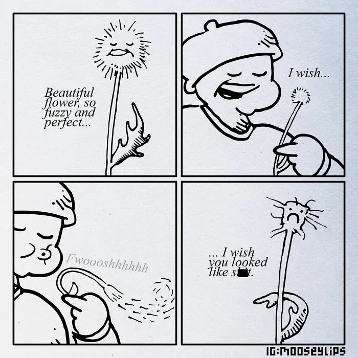 22 Hilariously Absurd Comics Created By Mooseylips And Packed With Weird And Absurd Humor