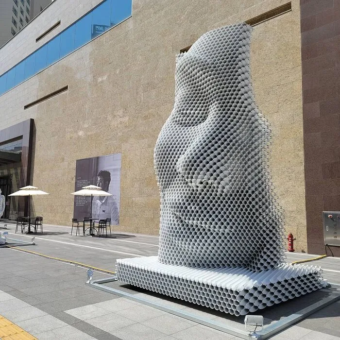 This Artist Creates Striking Metal Sculptures Using Stacked Pipes (23 Pics)