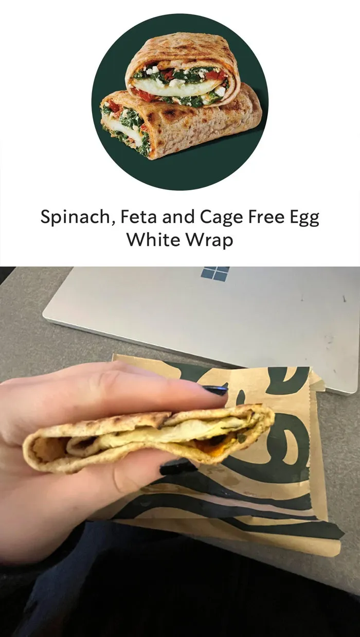 This Starbucks Wrap Was Not What I Was Expecting