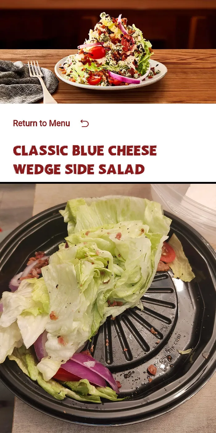 The Outback Steakhouse Salad I Ordered vs. What I Got