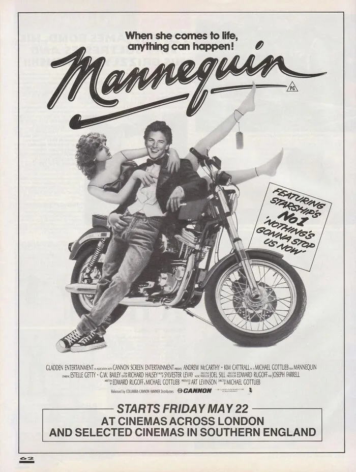 Mannequin Movie Advert (1987)