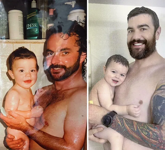 My Husband And His Dad, And My Husband And Our Son