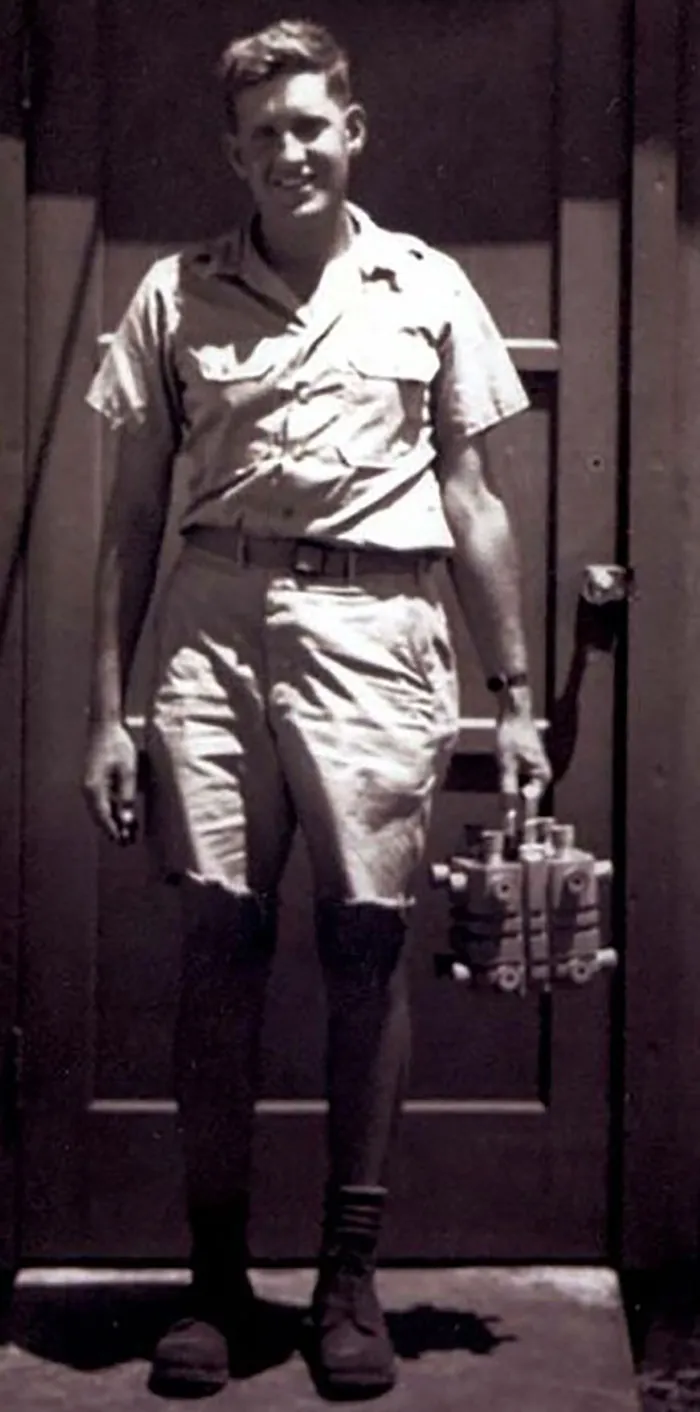 Harold Agnew Carrying The Plutonium Core Of The Nagasaki B*mb, Tinian Island, 1945