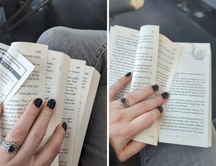 Brought A Book To Read On The Bus. All Of The Pages Are Out Of Order