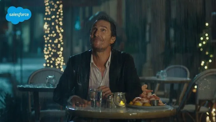 SalesForce’s “Dining AIfiasco” Ad Starring Matthew McConaughey