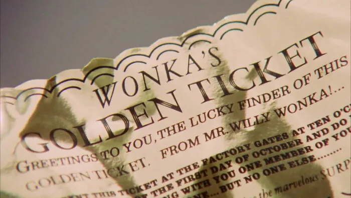 The Golden Ticket, Willy Wonka & The Chocolate Factory (1971)