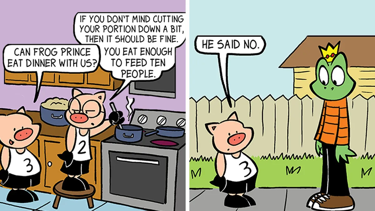 My 20 Comics Showcasing Relationship Disasters From A Pig's Perspective