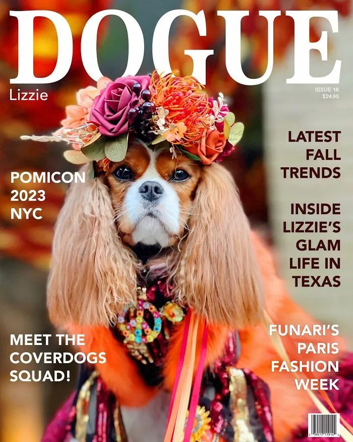 Dogue: 24 Cover Images Of Playful Fashion Dog Parody Of Vogue Magazine