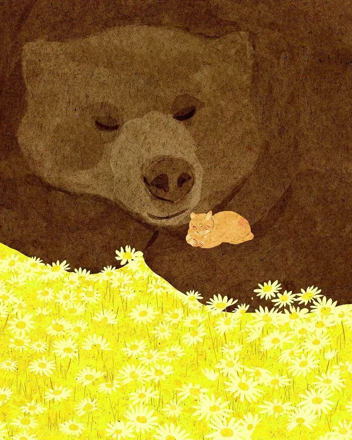 50 Dreamy, Flower-Infused Illustrations That Might Soothe Your Soul, Created By Xuan Loc Xuan