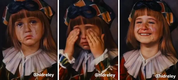 What If Bragolin’s Crying Children Smiled? I Used AI to Find Out (16 Pics)