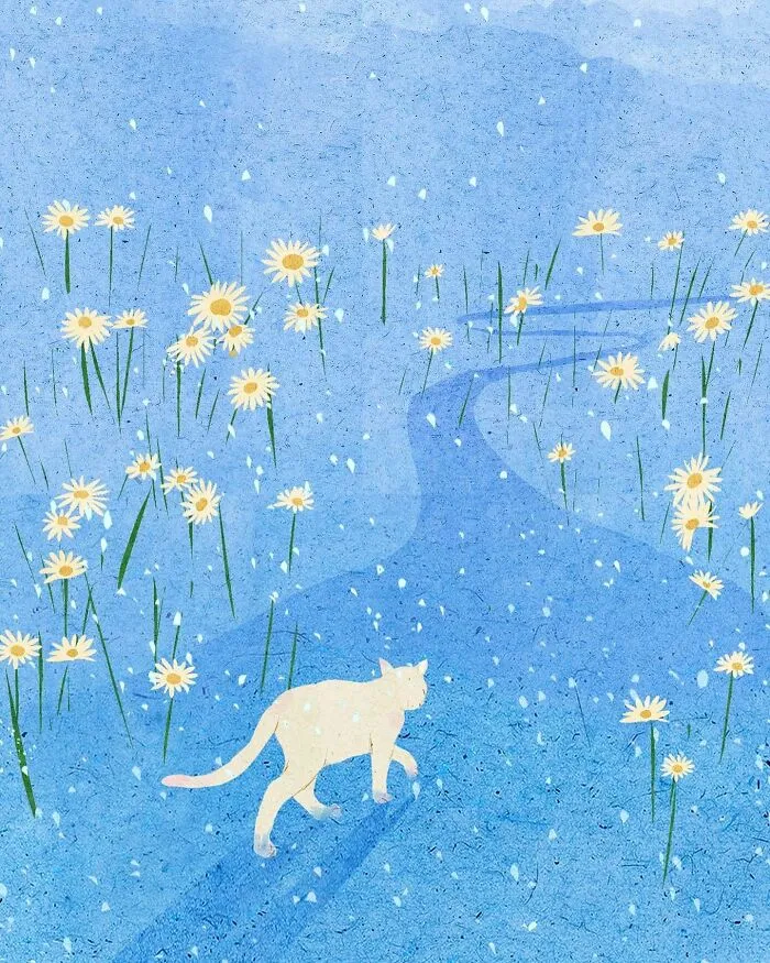 50 Dreamy, Flower-Infused Illustrations That Might Soothe Your Soul, Created By Xuan Loc Xuan