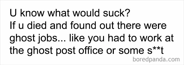 Afterlife Work Woes