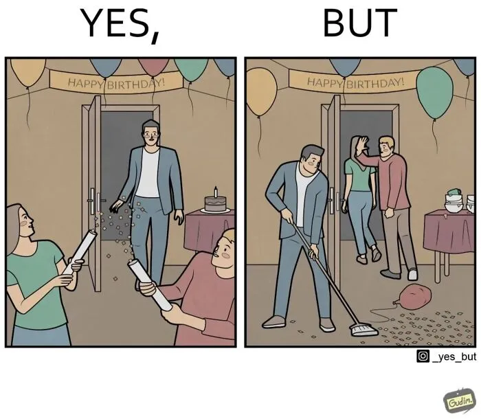 40 New “Yes, But” Comics That Continue To Expose Our Society’s Contradictory Nature