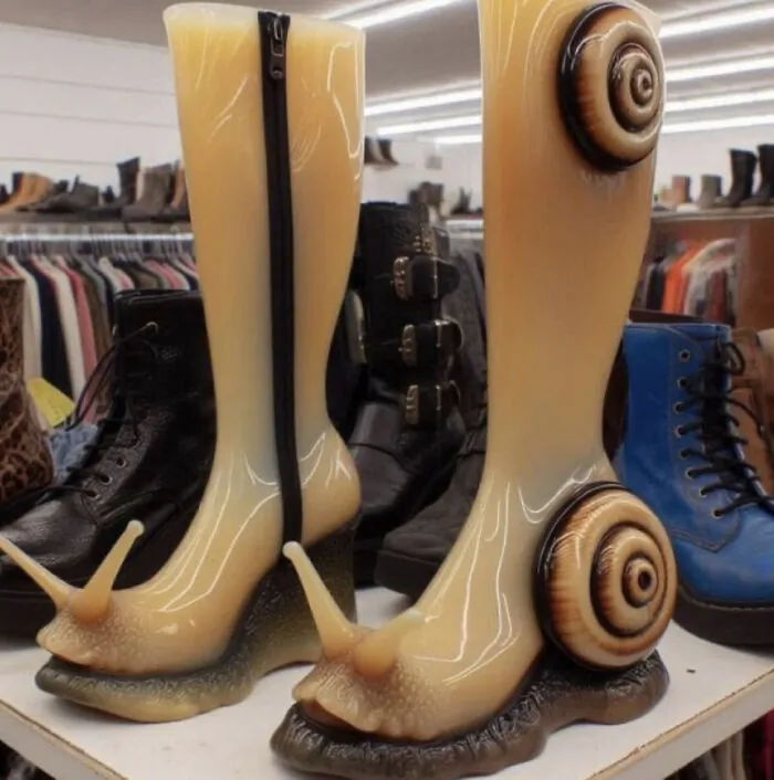 Gracias, odio estas botas