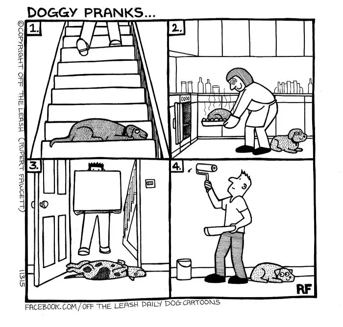 30 "Off The Leash" Cartoons That Perfectly Sum Up Life With Dogs (New Pics)