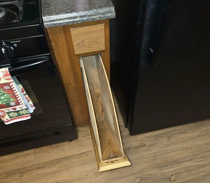 Found This Cabinet Door In Our New House. What Is This Supposed To Be Used For?