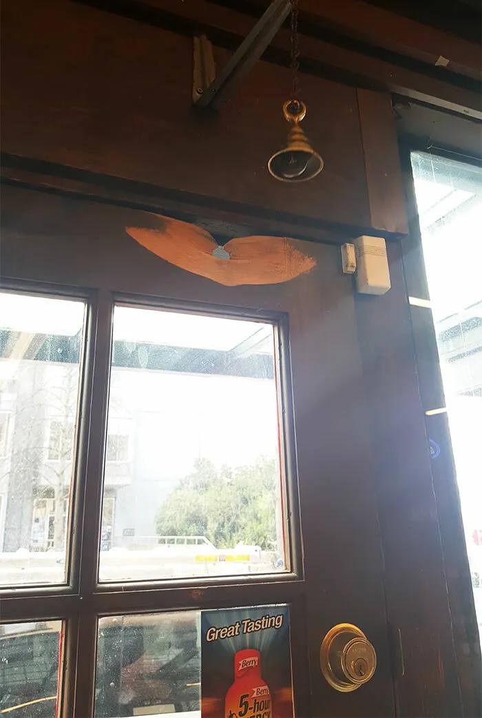 The Way This Door Was Worn Down By The Bell