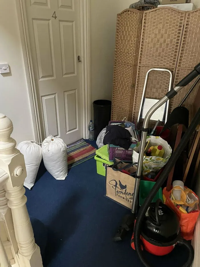 Neighbours Think The Shared Hallway Is Their Storage