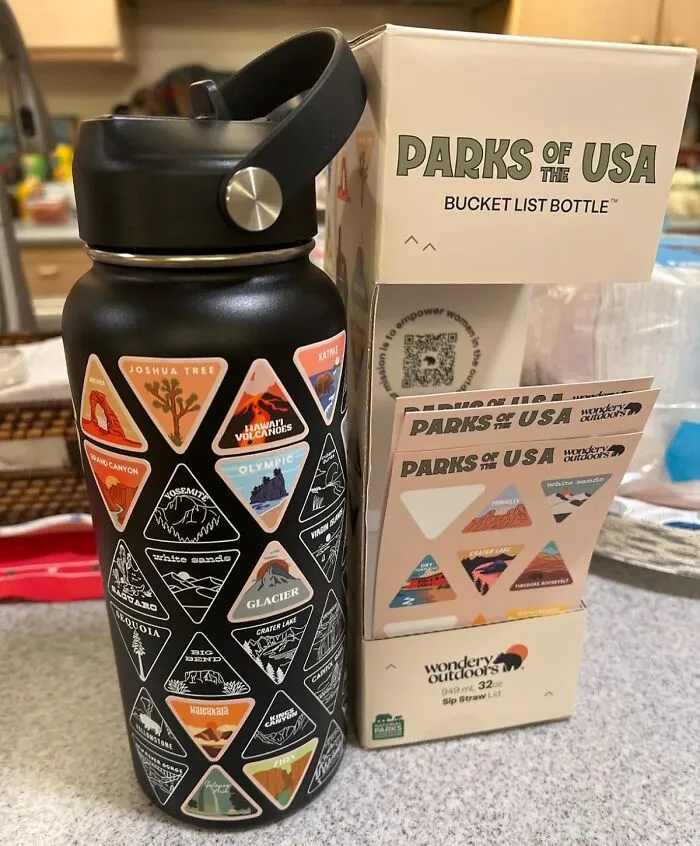 With All The Free Time You’ll Have During Your Digital Detox, You Might As Well Visit Some National Parks. This <a Style="Display:inline;" Href="Https://Www.amazon.com/Original-National-Bucket-Printed-Stainless/Dp/B0c3ktx8j5?ie=utf8&th=1&linkcode=ll1&tag=bpboar-20&linkid=55058eb98116eb9bd7ea2b97b9e8a694&language=en_us&ref_=as_li_ss_tl" Target="_blank"><span Style="Font: Inherit; Color: #d74b1f;"> National Parks Water Bottle</Span> Is Here To Help You Flex About All The Ones You’ve Checked Off Your List