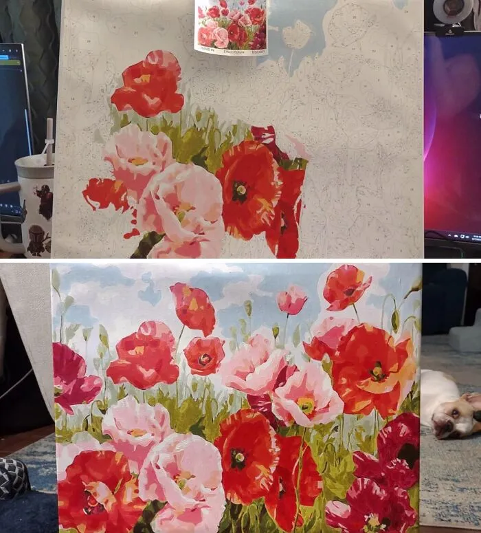 Unleash Your Inner Bob Ross With This <a Style="Display:inline;" Href="Https://Www.amazon.com/Beginners-Baisite-Paintwork-Paintbrushes-Pigment-1112/Dp/B0b35zpxxw?ie=utf8&th=1&linkcode=ll1&tag=bpboar-20&linkid=1135506a3009c389db976cc48ad91868&language=en_us&ref_=as_li_ss_tl" Target="_blank"><span Style="Font: Inherit; Color: #d74b1f;"> Paint By Numbers</Span> Kit. It’s Art Therapy Without The Existential Crisis