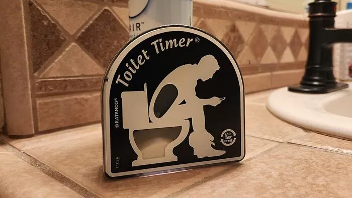 This <a Style="Display:inline;" Href="Https://Www.amazon.com/Toilet-Timer-By-Katamco-Classic/Dp/B07ct6dyfg?ie=utf8&linkcode=ll1&tag=bpbee-20&linkid=2e3121b20701b8b31afb808338c5db74&language=en_us&ref_=as_li_ss_tl" Target="_blank"> <span Style="Font: Inherit; Color: #d74b1f;"> Toilet Timer</Span> Is Here To Remind You That Even Bathroom Breaks Have A Deadline