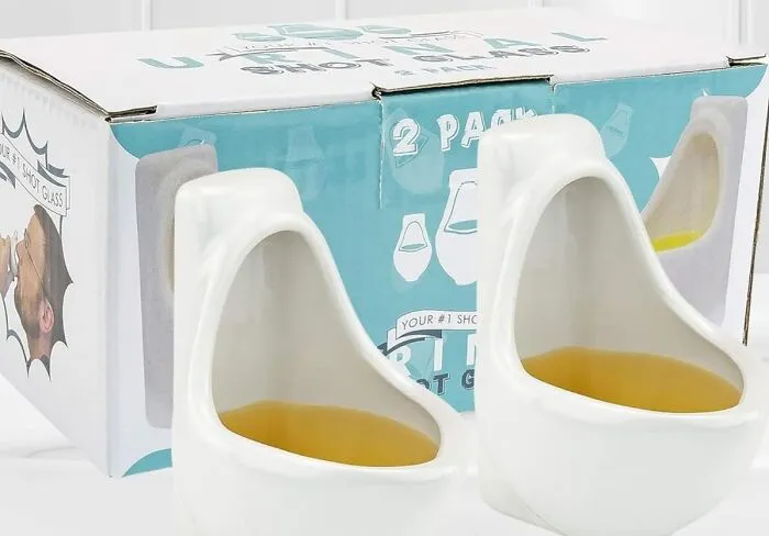 These <a Style="Display:inline;" Href="Https://Www.amazon.com/Fairly-Odd-Novelties-Urinal-Glasses/Dp/B00po82n58?crid=3umtl4xpp9de3&dib=eyj2ijoimsj9._wsh1ihyeyhk0pm_l2l-Lpvk4xknlocxz0afcx3n4kayf66pekr6ulz68syplpog_xyf7cea2_73uutwwnk-8ihx5ypu_0nacqqcllxqbfaeh7v4jkirvuenx6uctkb7binnelj0jnf9dphkudvrja8tujqtldigfonziuykpgfyk8ydqiwpripj449aco-Xh8zergflqcuicexj8oqqmaskdxtbluje32gf5hnzqlzekyse0sbubkinenq_ktldleib8mup4etrmqos-Tojdayqfulzevkcmmv3vg-Vzv8.t7zhvdw4jehoxx872fpwfubmybfy6vtkqgk_k3lezug&dib_tag=se&keywords=porta+potty+shot+glasses&qid=1741081486&sprefix=porta+potty+shot+glasses%2caps%2c260&sr=8-2-Spons&sp_csd=d2lkz2v0tmftzt1zcf9hdgy&psc=1&linkcode=ll1&tag=bpbee-20&linkid=9153aa37a54d537c2cb971c6a6911093&language=en_us&ref_=as_li_ss_tl" Target="_blank"><span Style="Font: Inherit; Color: #d74b1f;"> Urinal Shot Glasses </Span> Simply Scream "Bottoms Up!"