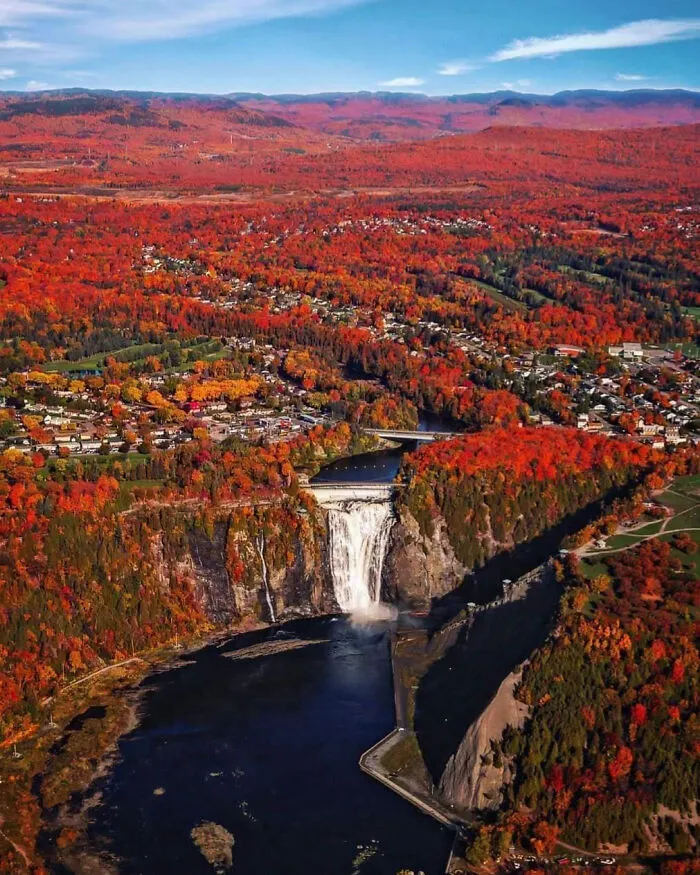 Catarata de Chutes Montmorency, Québec