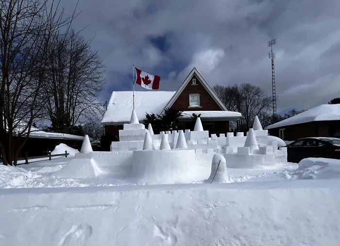 Castillo de nieve