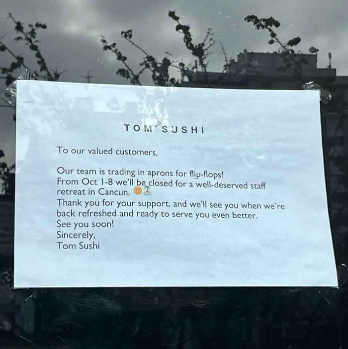 Tom Sushi Is The Best Employer In Vancouver