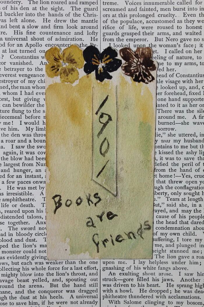 Actual (Home-Made) Bookmark I Found In An Antique Book