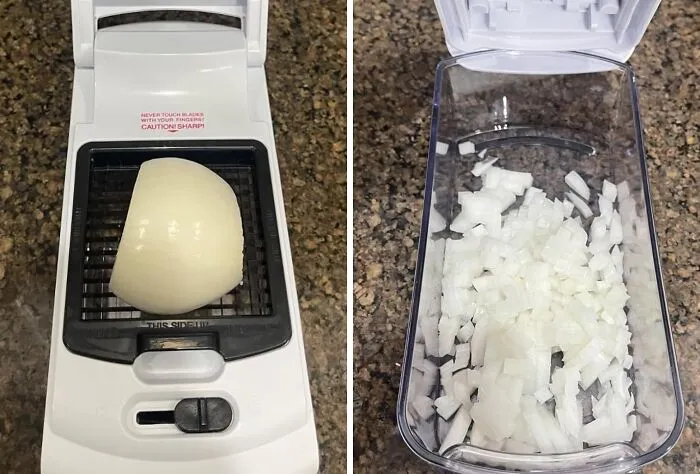Tired Of Crying Over Onions? We Know It's Not Just Us. That Phase Is So Done Give This <a Style="Display:inline;" Href="Https://Www.amazon.com/Vegetable-Chopper-Spiralizer-Slicer-Choppers/Dp/B0764hs4sl?ie=utf8&th=1&linkcode=ll1&tag=bpwolf-20&linkid=4e35cdc6edf0c8caf8dad85124faa375&language=en_us&ref_=as_li_ss_tl" Target="_blank"><span Style="Font: Inherit; Color: #d74b1f;"> Vegetable Chopper</Span> A Try Which Is All About Speedy Prep And Tear-Free Cooking Sessions