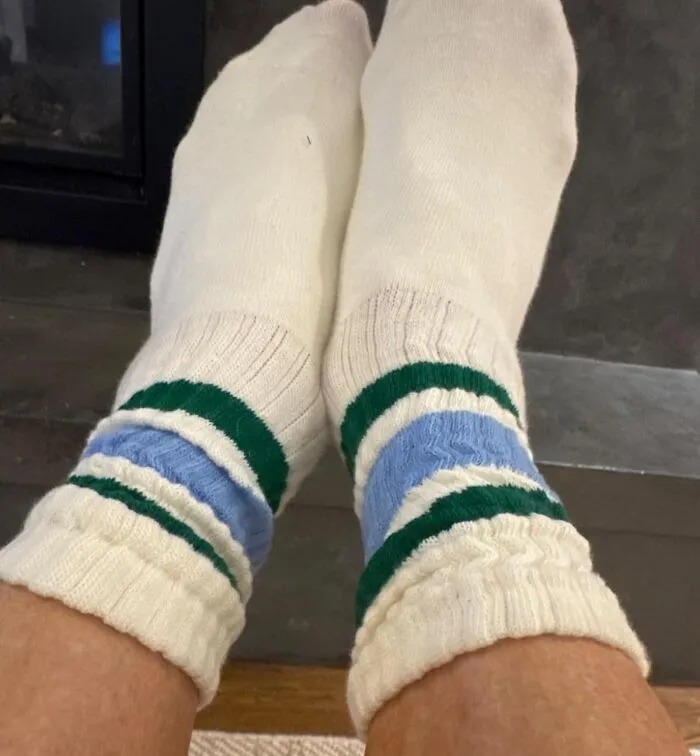 These <a Style="Display:inline;" Href="Https://Www.amazon.com/Century-Star-Blue-Red-Blue-Green-Blue-Orange/Dp/B0ckx96tkc?ie=utf8&linkcode=ll1&tag=bprooster-20&linkid=a02cbff7dc0378692f4bc8fed8e94254&language=en_us&ref_=as_li_ss_tl" Target="_blank"><span Style="Font: Inherit; Color: #d74b1f"> Retro Striped Crew Socks</Span> Are Guaranteed To Bring You Back To A Time Of Scrunchies, Slap Bracelets, And Epic Dance Moves, Thanks To The Help Of Some TLC Tunes