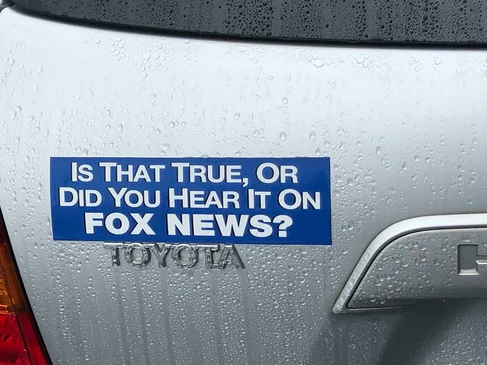 ¿Es eso cierto o lo escuchaste en Fox News?