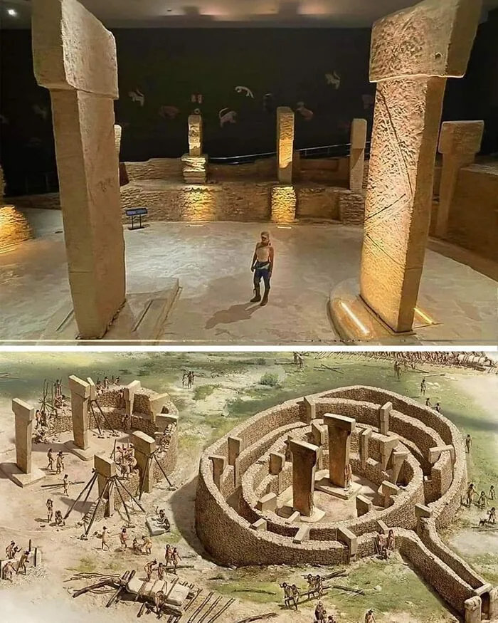 Göbekli Tepe: Echoes Of A Forgotten Civilization. The Towering Stone Pillars Of Göbekli Tepe, Some Weighing Tons And Standing Nearly 7 Meters Tall, Are Believed To Be At Least 11,000 Years Old Based On C14 Radiocarbon Analysis